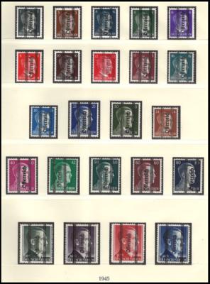 ** - Österreich Sammlung 1945-84, - Stamps and postcards