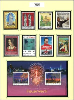 ** - Österreich Sammlung 2002-08 mit - Stamps and postcards