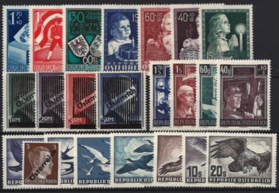 **/* - Sammlung Österr. 1945/1986, - Francobolli e cartoline