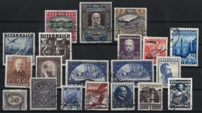 gestempelt - Österreich Sammlung 1850-1938 Monarchie mit Ausgaben 1908 und 1910 kpl, - Známky a pohlednice