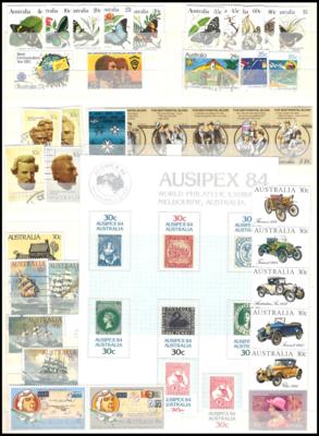 gestempelt/*/** - Sammlung Australien ab Australische Staaten, - Stamps and postcards