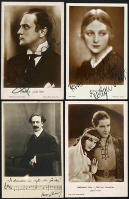 Poststück - 32 Portraitkarten Filmschauspieler und Bühnenstars der 1920er und 30er Jahre, - Briefmarken und Ansichtskarten