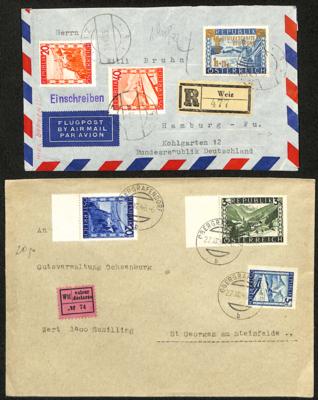 Poststück - Österr. 2. Rep. - Partie Briefe ca. 1946/1957, - Stamps and postcards