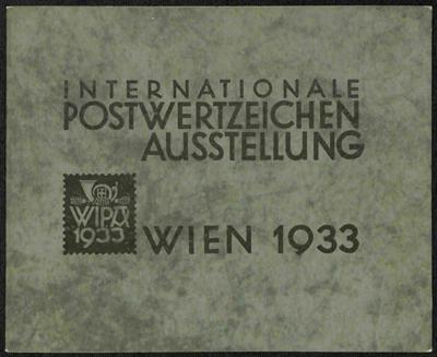 Poststück - Österr. - Originalmappe zum WIPABLOCK, - Briefmarken und Ansichtskarten