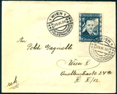 Poststück - Österreich 1936 Nr.588 (10S - Briefmarken und Ansichtskarten