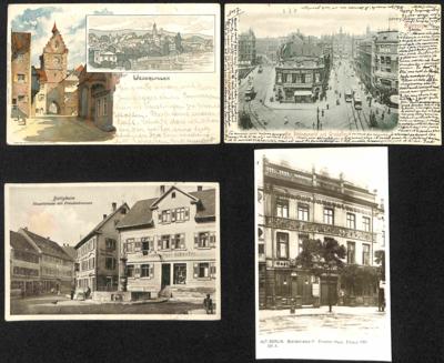 Poststück - Partie AK div. Deutschland, - Briefmarken und Ansichtskarten