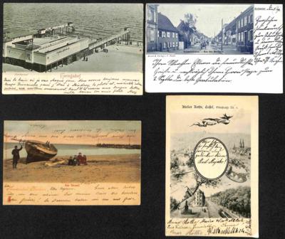 Poststück - Partie AK div. Deutschland, - Stamps and postcards