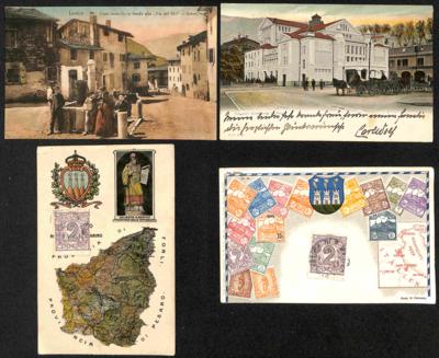 Poststück - Partie AK div. Europa u.a. mit Italien - Griechenland - Schweden - Spanien - GB etc., - Francobolli e cartoline