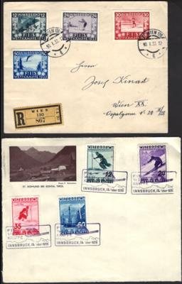 .Briefstück/gestempelt/Poststück - Partie Österr. ab 1850 u.a. mit FIS I auf Poststück, - Briefmarken und Ansichtskarten