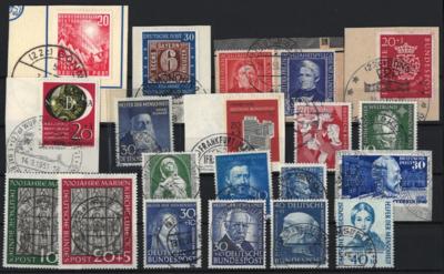 .Briefstück/gestempelt - Sammlung BRD ca. 1949/2014, - Briefmarken und Ansichtskarten