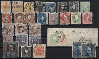 .Briefstück/gestempelt - Sammlung Österr. Monarchie ab 1850, - Briefmarken und Ansichtskarten