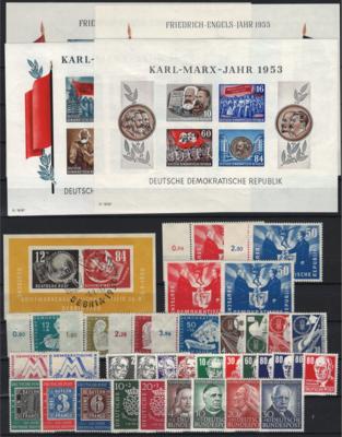 **/Briefstück/* - Lagerbestand DDR - im Anhang ein klein wenig DDR, - Briefmarken und Ansichtskarten