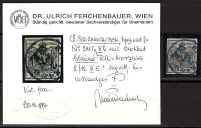 .Briefstück - Österr. Nr. 2 M IIIb, - Briefmarken und Ansichtskarten