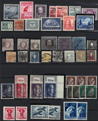 **/*/Briefstück - Österreich Sammlung 1850-1959 - ab Nr.1(2), - Francobolli e cartoline