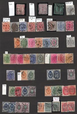 **/*/Briefstück - Partiew Noreuropa mit Finnland und Baltischen Staaten, - Stamps and postcards