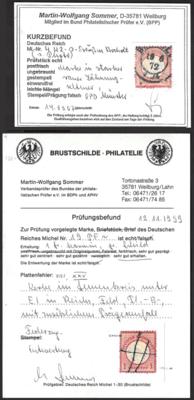 .Briefstück/Poststück - D.Reich - kl. Partie Brustschildausg., - Briefmarken und Ansichtskarten