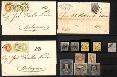 .Briefstück/*/**/Poststück - Partie Österr. ab Monarchie u.a. mit 5K und 10K Ausg. 1910 *, - Stamps and postcards