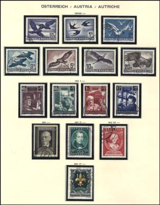 .Briefstück - Sammlung Österr. 1945/1982, - Briefmarken und Ansichtskarten