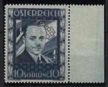 ** - Österr. - 10S DOLLFUSS vom rechten Bogenrand, - Stamps and postcards