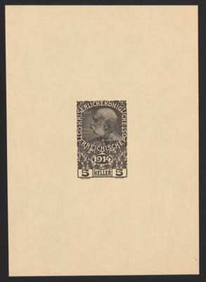 (*) - Österr. 1914 - 5 u. 10 Heller - Briefmarken und Ansichtskarten