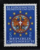 ** - Österr. Nr. (15) (nicht verausgabte Gemeindetagsmarke 1974), - Francobolli e cartoline