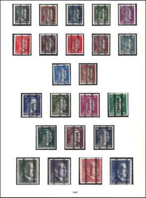 ** - Österreich Sammlung 1945-78 soweit kpl. ohne Renner-Block, - Stamps and postcards