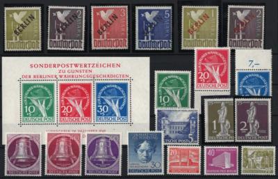 **/(*) - Partie Berlin ab 1948, - Briefmarken und Ansichtskarten