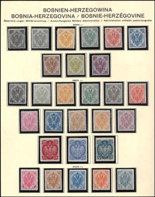 */(*) - Sammlung Bosnien, - Stamps and postcards