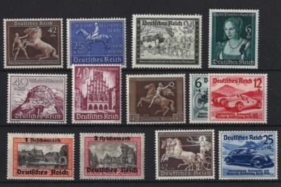 **/* - Sammlung D.Reich 1938/1945, - Briefmarken und Ansichtskarten