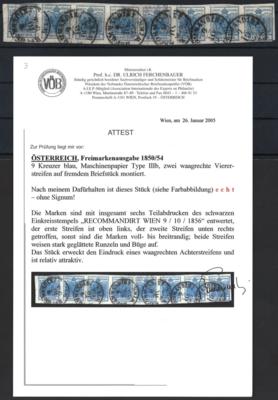 gestempelt - Österr. Nr. 5 M IIIb, - Briefmarken und Ansichtskarten