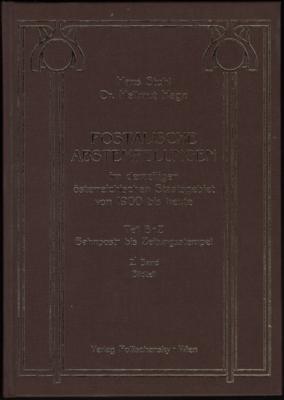 Literatur - Hans Stohl: "Postalische Abstempelungen" in 5 Bänden, - Známky a pohlednice