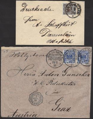 Poststück - Dt. Ostafrika 1891/93 Vorläufer: Brief - Stamps and postcards