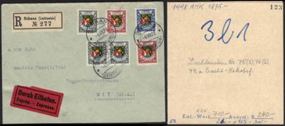 Poststück - Liechtenstein Partie Belege, - Briefmarken und Ansichtskarten