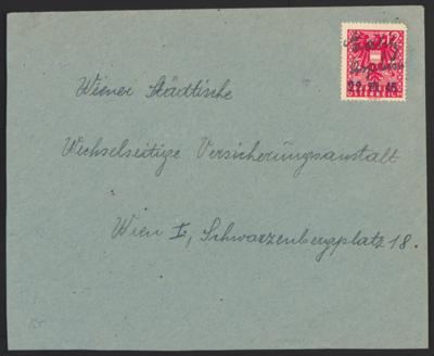 Poststück - Österr. 1945 - Stempelprovisorium - Briefmarken und Ansichtskarten