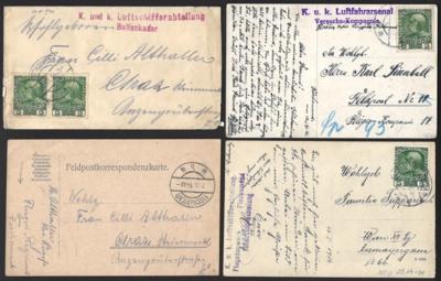 Poststück - Österr. Feldpost WK I - Briefmarken und Ansichtskarten