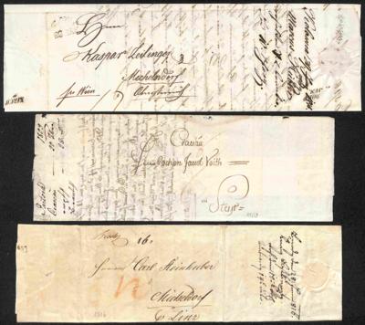 Poststück - Österr. - Gallizien 1803/45 - div. vorphil. Briefe, - Briefmarken und Ansichtskarten