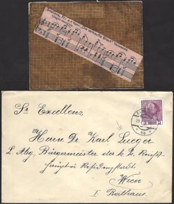 Poststück - Österr. "Kaiser Franz-Josef" - 60 div. meist Briefe mit versch. frankaturen, - Briefmarken und Ansichtskarten