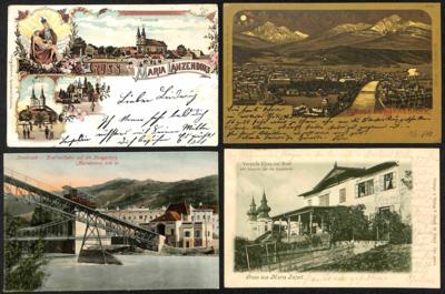 Poststück - Partie AK div. Österr. u.a. Innsbruck - Maria Taferl - Giesshübl - Sand Taufers etc., - Briefmarken und Ansichtskarten