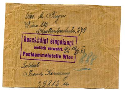 Poststück/Briefstück - D. Feldpost WK II, - Briefmarken