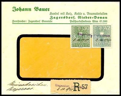 Poststück - Österr. 1945, - Stamps