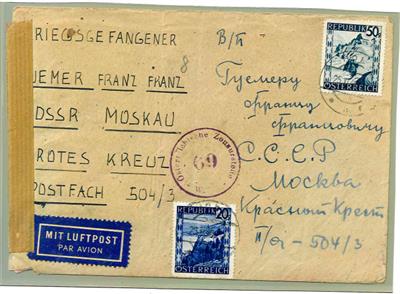 Poststück - Österr. 1946, - Stamps