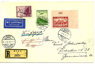 Poststück - Ostmark 1938, - Briefmarken