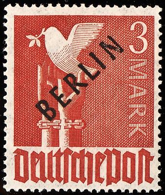 ** - Berlin Nr. 19VII (Plattenf. "rechter Aufstrich des "N" oben verdünnt" - Feld 45"), - Stamps