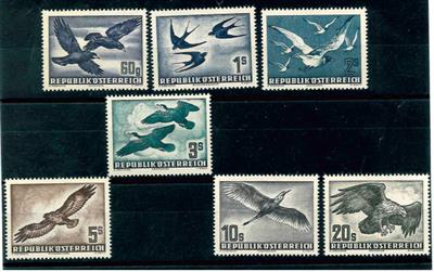 ** - Österreich   ANK Nr. 967/73 (Flug 1950/1953), - Briefmarken
