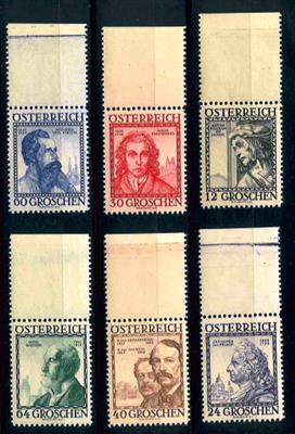 ** - Österreich Nr. 591/96 (Baumeister), - Briefmarken