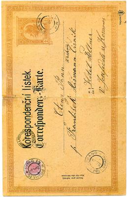 Poststück - Österr. 1898, - Francobolli