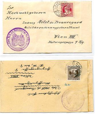 Poststück - Österr. Feldpost 1916/17, - Briefmarken