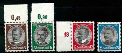 ** - D.Reich Nr. 540/43 (Kolonialforscher), - Stamps