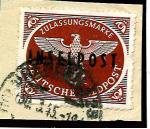 Briefstück - D. Feldpost Nr. 9 (Rhodos) mit Entwertung von DRESDEN vom 30.3. 1945, - Stamps