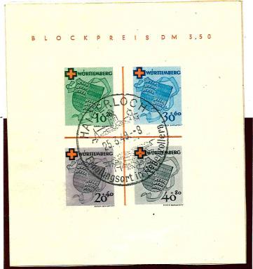 Briefstück - Franz Zone - Württemberg, - Stamps